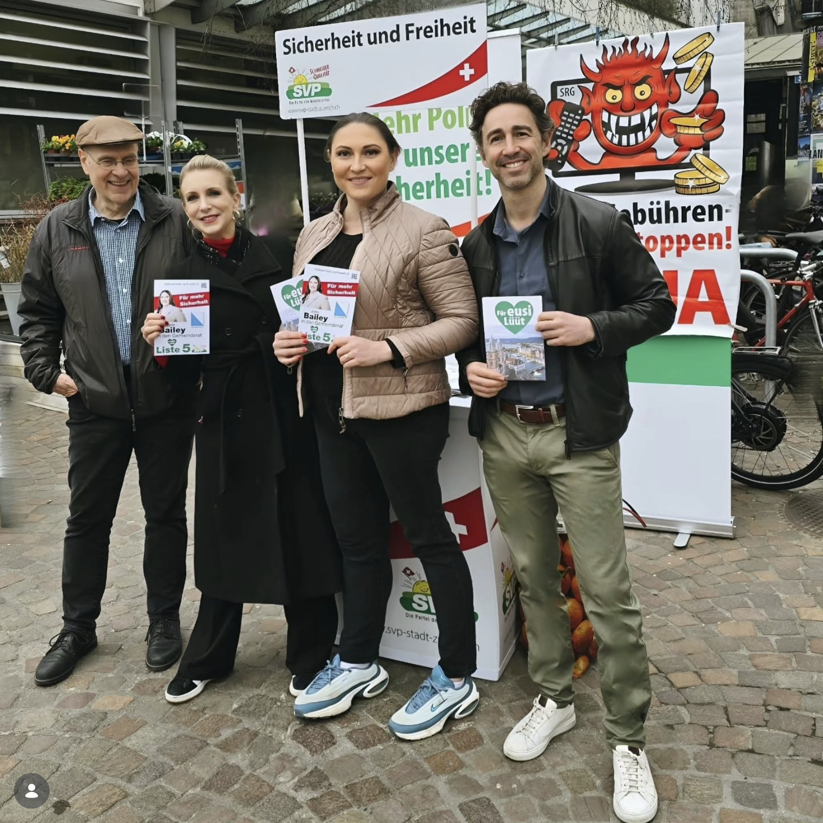 Standaktion Seilbahn Rigiblick